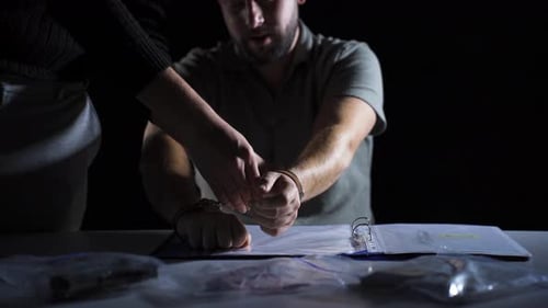 O criminoso é libertado.