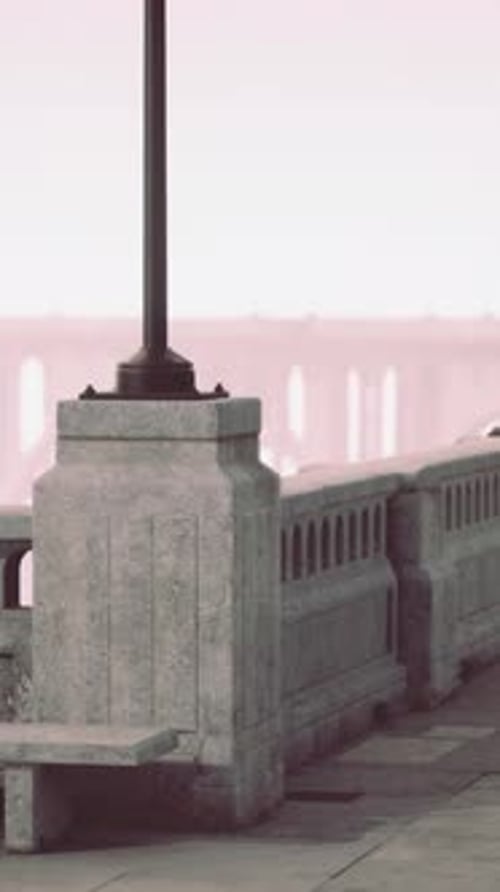 View of the Bridge Over the River