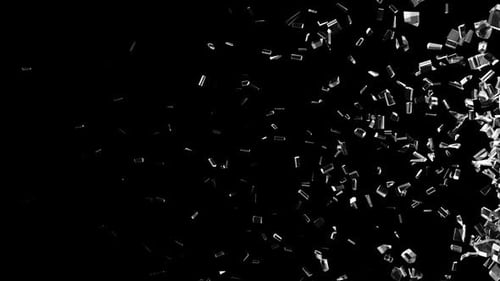 Geometric Crystal Shards Particle Burst Background