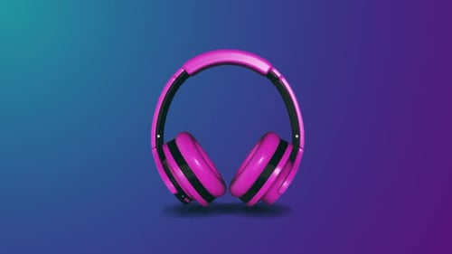 Headphone Purple