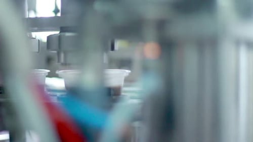 Dairy Yogurt Packaging Line at Factory