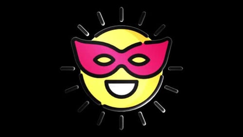 Sun Weather Icons Emoji Cartoon