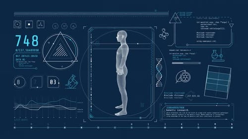 Animated Infographics on the Theme of Studying the Human Genome