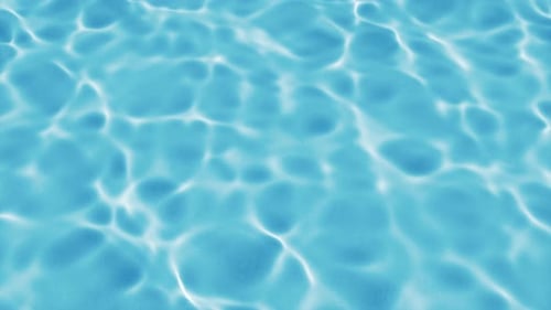 Loop animation of water surface with caustic phenomenon