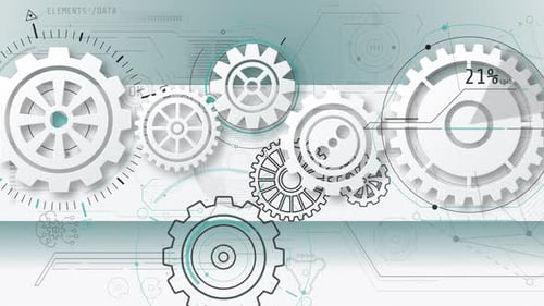 Gears Interface Connecting Engineering Technology and Data Processing