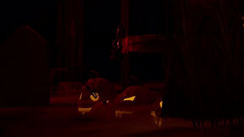 Animated Spooky Jack-o'-Lanterns for Halloween