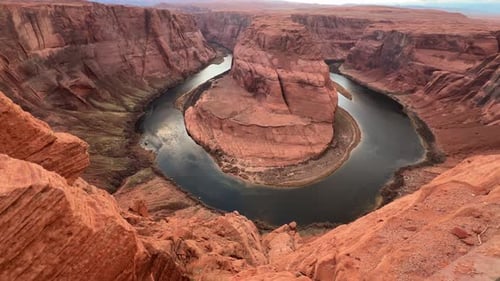 Experience the Breathtaking and Stunning Aerial View of Horseshoe Bend Located in Arizona