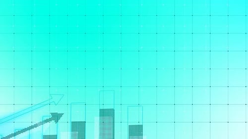 Business Market Growing Graph Chart Animation