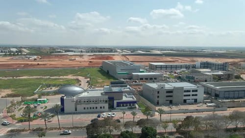 Security Center At Israel Southern District City Named By Netivot