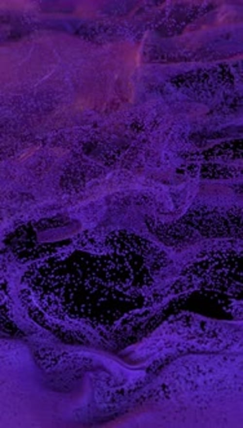 3d Abstract Background Particles Moving