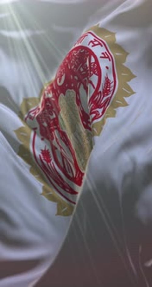 Drapeau de l'État du Madhya Pradesh