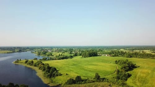 Beautiful Landscape Of Lake Ostrovenskoe