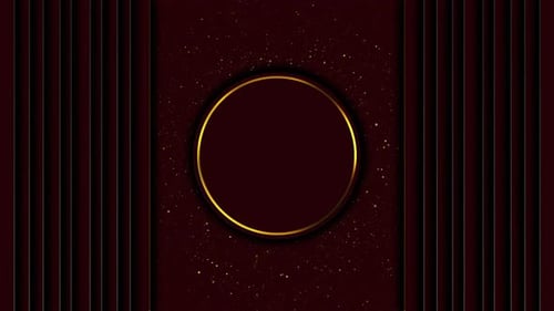 Luxury Red Background with Particles Loop Background