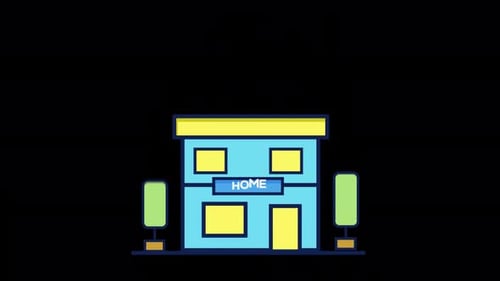 Smart Home Controlling With Mobile Devices Alpha Channel 4K