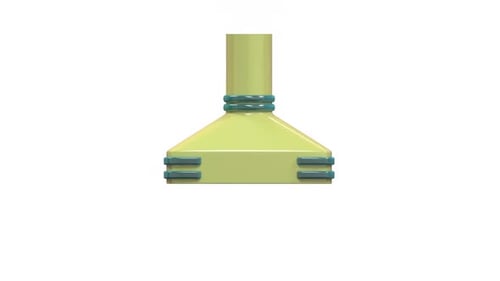 Modern 3D Kitchen Range Hood Descending Animation