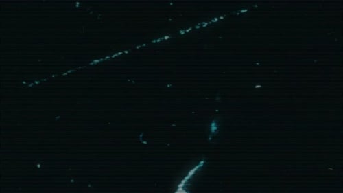 Digital Glitch Effect Transition with Scan Lines