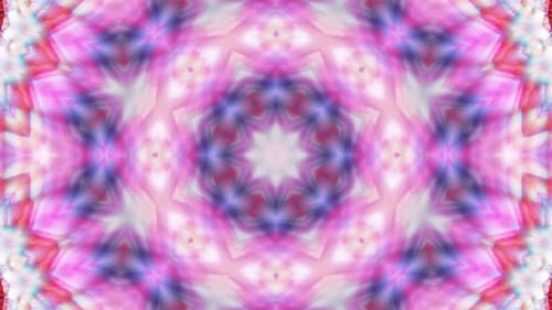 Vibrant Fluid Kaleidoscope Abstract Pattern Background