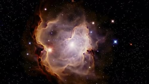 Colorful Nebula In The Universe