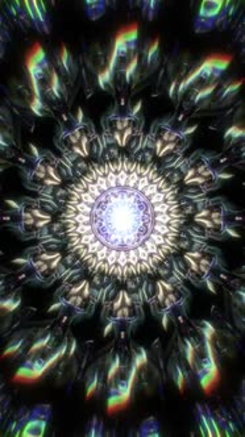Spirituelles geometrisches Muster mit luxuriöser Ornamentästhetik für spirituelle Bilder, Bühnenhintergründe