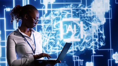 System Administrator Updating AI Systems