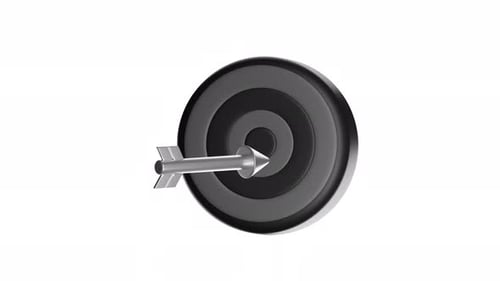 3d Icon Animation Business Goal