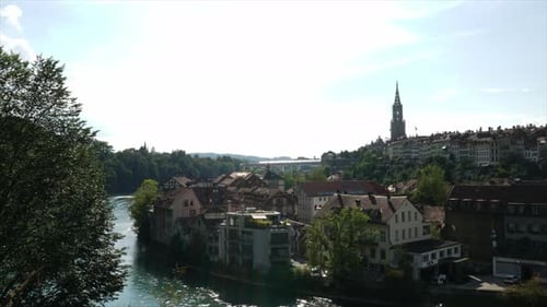 Timelapse Bern City, capital city of Switzerland