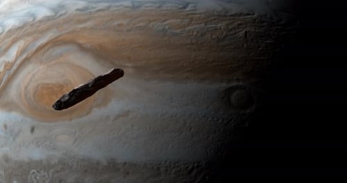 Oumuamua orbita alrededor del planeta Júpiter