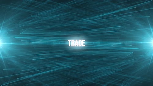 Glowing Digital Network Line Animation Reveal