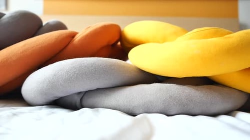 Braided Cushions Decorating Home Interior Space