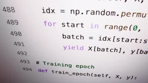 Un homme travaille avec un chatbot AI en ligne se connectant à l'IA et utilisant un logiciel d'ingénieur informatique de chat bot