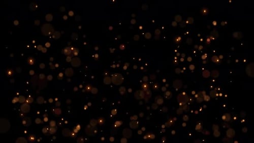 Embers Sparks Particles Loop Overlay With Transparent Background Alpha Channel 02