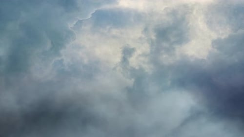 Dramatic Cloudscape in Daytime Sky