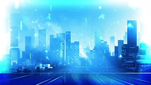 Blue Corporate Background Loop