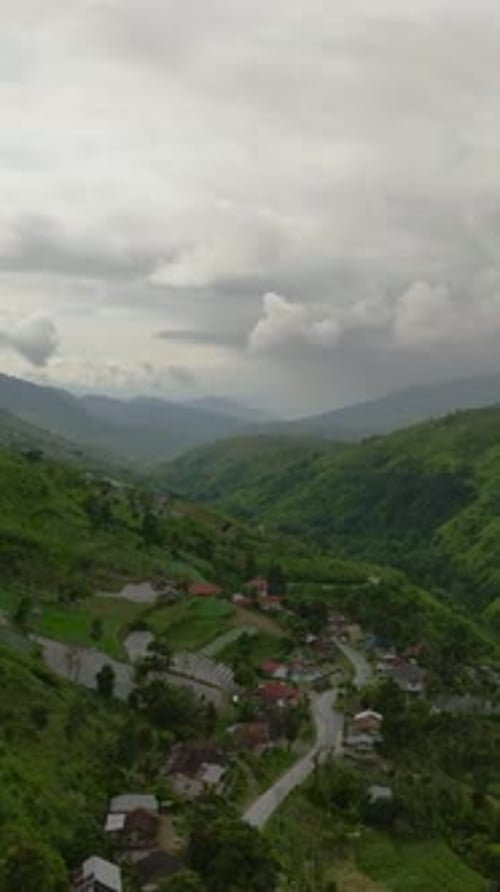 Agricultural Land in the Mountains Sumatra Indonesia