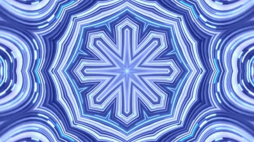 Radiant Kaleidoscope Loop Background