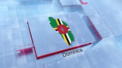 Displaying The Dominica Map