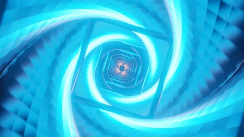 Energetic Seamless Loop apresentando uma hipnotizante tela psicodélica abstrata multicolorida de néon