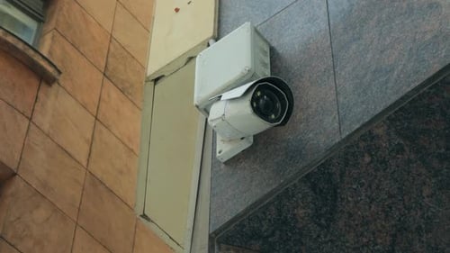 Building Safety CCTV Security Camera in Operation