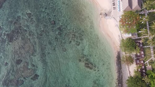Aerial Beach Waves