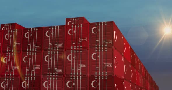 Turkish Flag Shipping Containers for Global Logistics and Trade ...