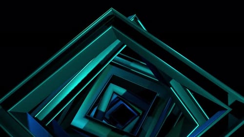 Square Tunnel 1 4K