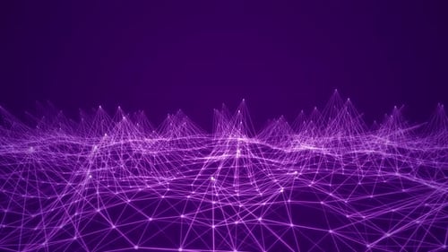 Terrain Line Wave Hintergrund Violett