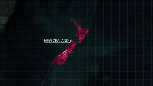 Mapa satelital de Nueva Zelanda