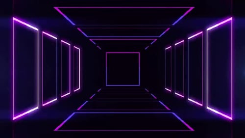 Abstraktes Laser-Neonlicht