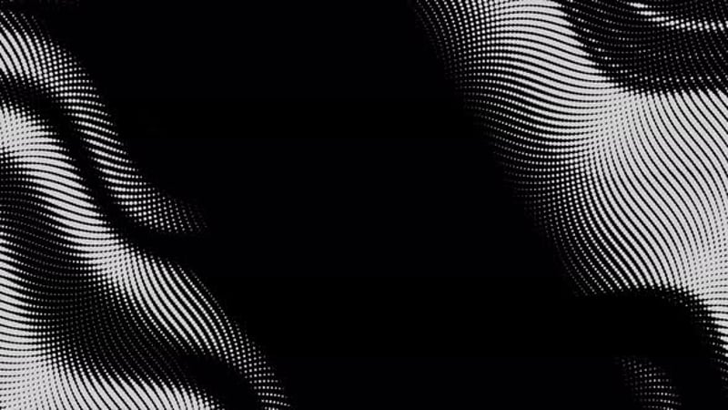 Dynamic Halftone Wave Abstract Pattern Background Loop, Backgrounds ...