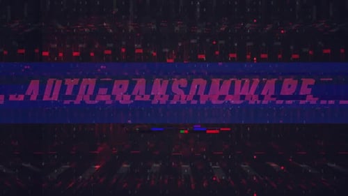 Auto Ransomware Words On Digital Technology
