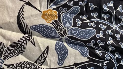 Indonesian batik cloth