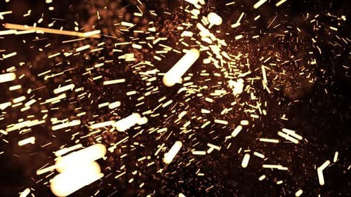 particules de feu