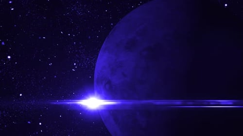 Rotierende Venus, Planet, Kugelgalaxie im Weltraum mit Sonnensystem, erstaunlicher Sonnenaufgang über der Venus. 2553