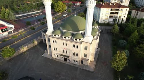 Aerial Local Mosque